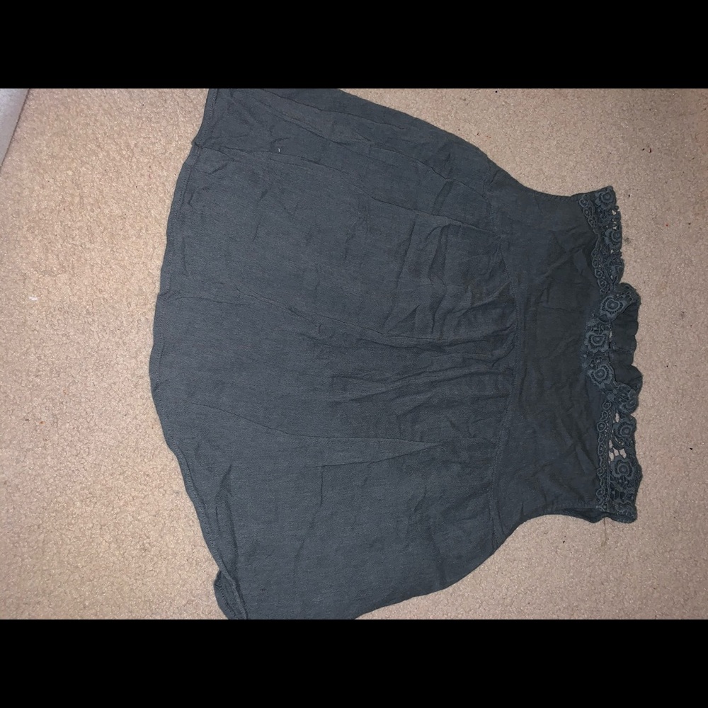 Green High Neck Shirt